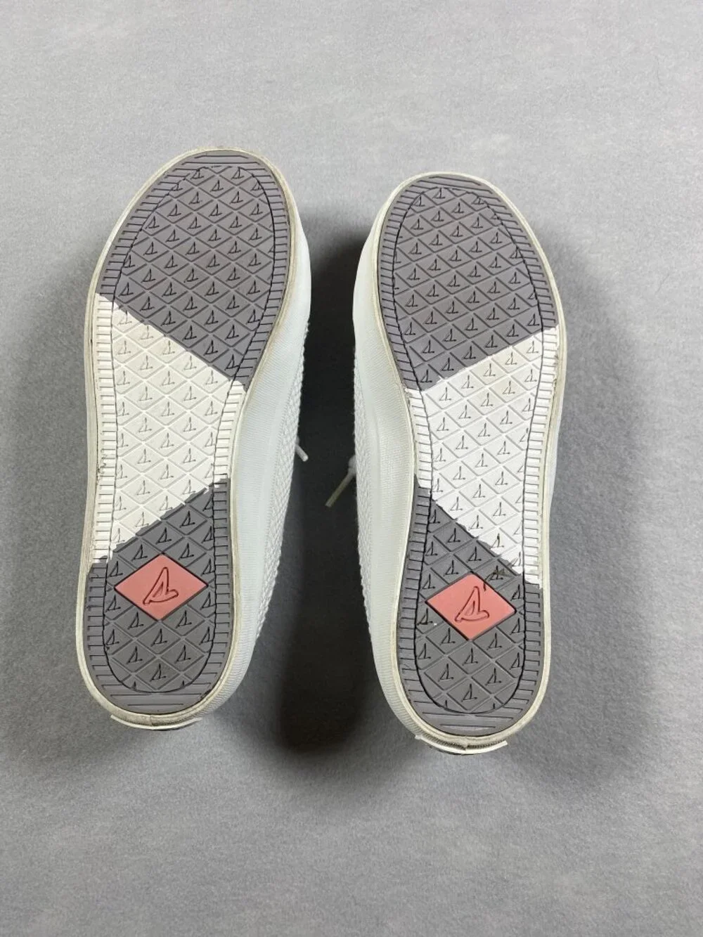 Sperry Crest Vibe Textured White Memory Foam Comfort Sneakers Womens Size 7